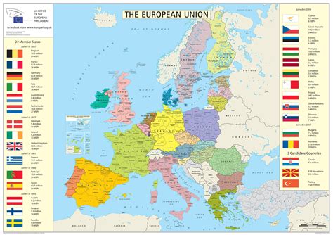Mapa krajów Unii Europejskiej z zaznaczeniem państw uznających uprawnienia UDT