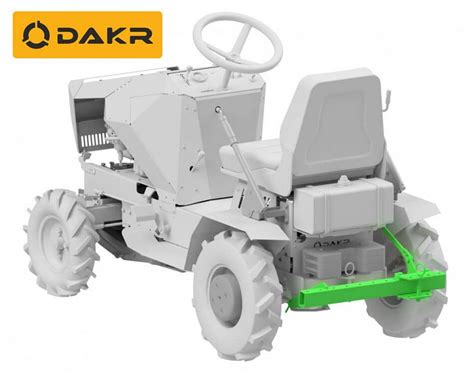 Zdjęcie mikrociągnika dwuosiowego DAKR Panter FD-5 w akcji