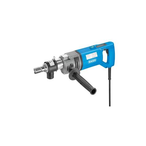 Thematic photo of a Baier BDB 825 diamond drill in operation, demonstrating dry or wet drilling