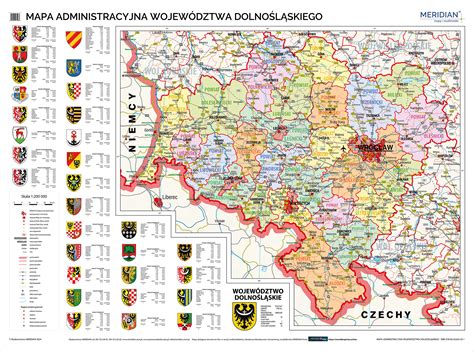Mapa województwa dolnośląskiego z zaznaczoną miejscowością Kłodzko