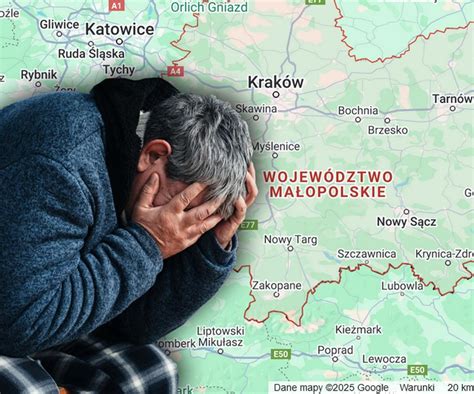 mapa ogłoszeń o rozrzutnikach w Małopolsce