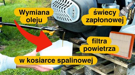Wymiana świecy zapłonowej w kosiarce