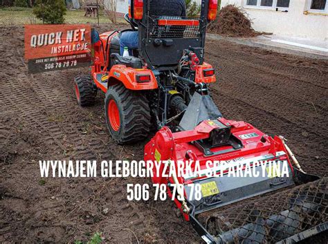 Zalety wynajmu glebogryzarki - infografika