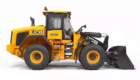 Thematic photo of a JCB wheel loader working on a construction site