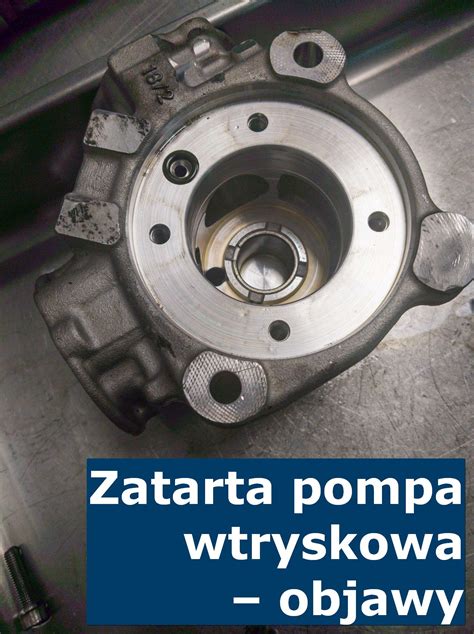 Zatarta pompa oleju w silniku - przykład uszkodzenia