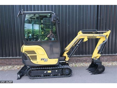 Yanmar SV16 schemat z opisem głównych elementów