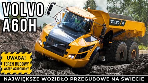 Wozidło przegubowe Volvo na budowie