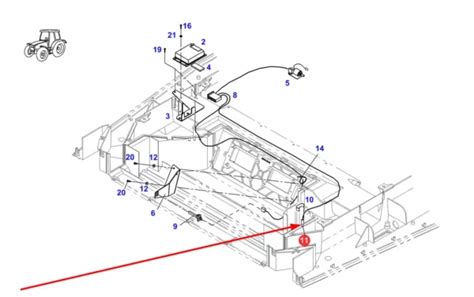 Schemat ergonomicznego rozmieszczenia elementów sterujących w kabinie Fendt