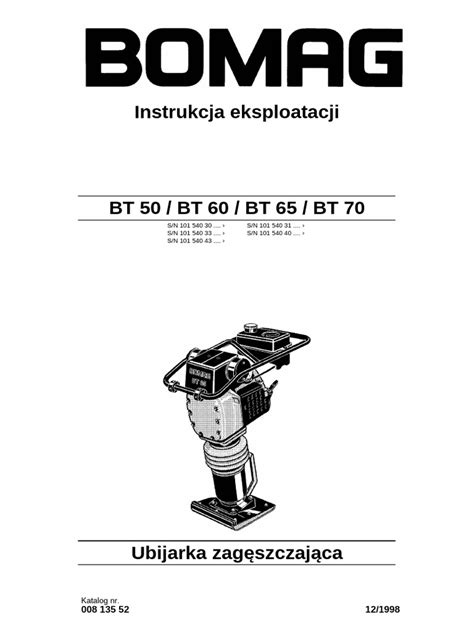 Infografika prezentująca kluczowe zalety zagęszczarki stopowej BOMAG
