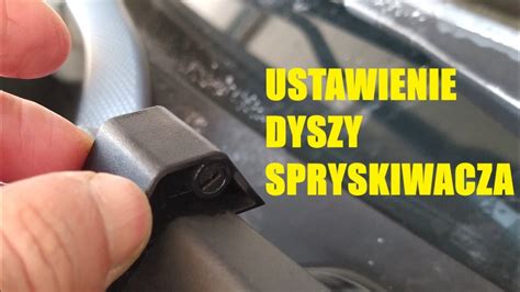 Ilustracja przedstawiająca zatkane dysze spryskiwaczy