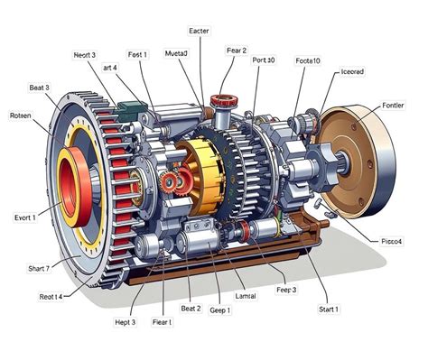 Schemat budowy i działania traktorka ogrodowego z koszem
