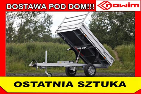 Różne typy przyczep z wywrotem