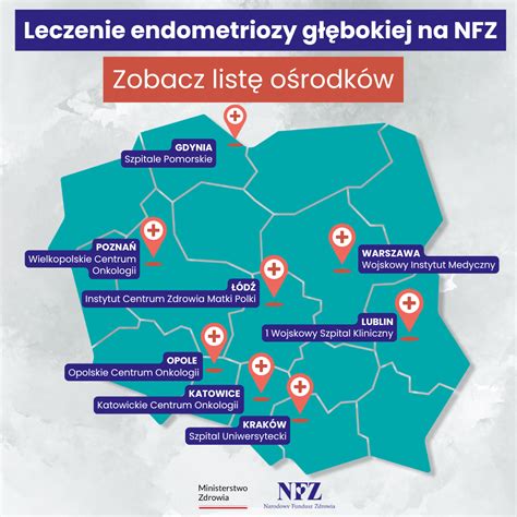 Mapa ośrodków szkoleniowych w regionie Chojnic