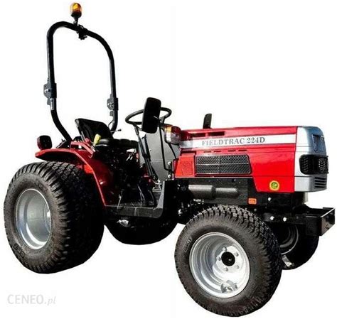 Zdjęcie kompaktowego ciągnika VST MT224 Fieldtrac w akcji