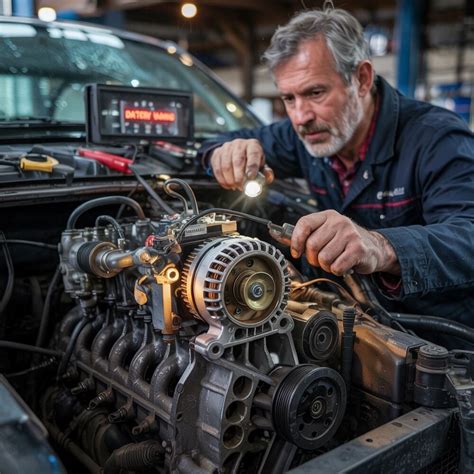 mechanik naprawiający silnik, wymieniający uszczelkę pod głowicą