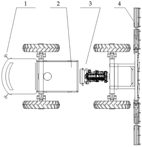 Diagram showing the internal structure of a modern agricultural sprayer