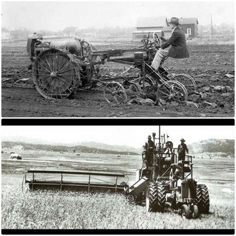 Historical photo of a Deutz D-06 tractor during a demonstration in the 1970s