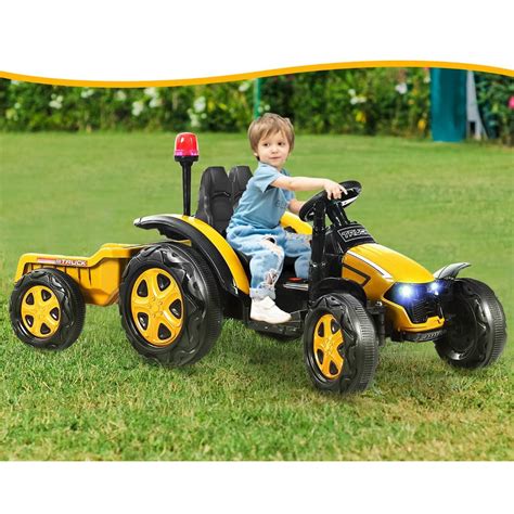 Traktor elektryczny dla dzieci z panelem sterowania