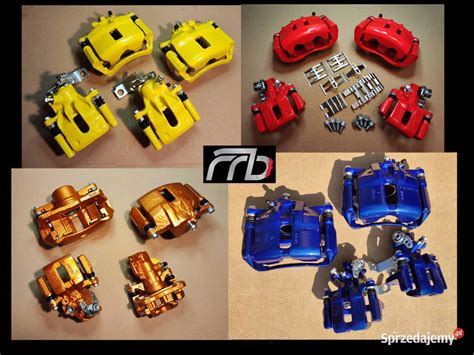 Zdjęcie zestawu zacisków hamulcowych różnych producentów