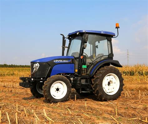 Thematic photo of a Lovol 504 tractor working on a field