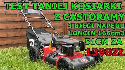 Kosiarka Performance Power w pracy na trawniku