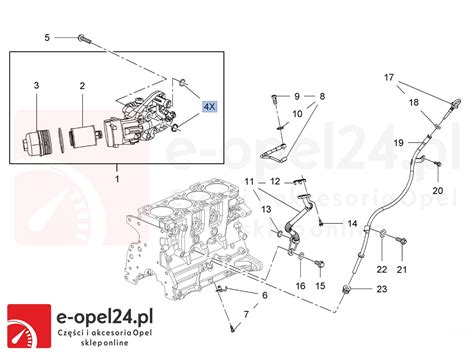 Schemat budowy filtra odśrodkowego oleju w silnikach serii D-240/D-243