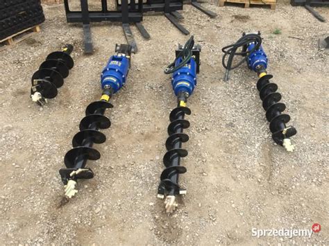 Wiertnica hydrauliczna z napędem i różnymi końcówkami roboczymi