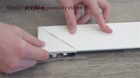 zdjęcie korpusu listwy tnącej w czasie montażu