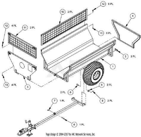 Diagram showing all included components: tractor, trailer, shovel, charger, remote control