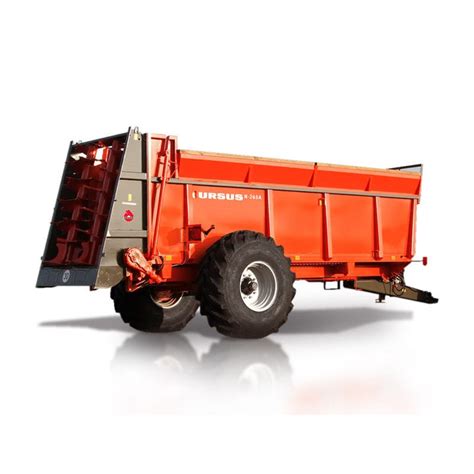 Thematic photo of Ursus manure spreader in operation
