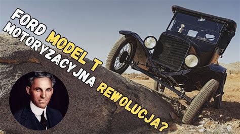 Historyczne zdjęcie Henry’ego Forda przy wczesnym modelu samochodu