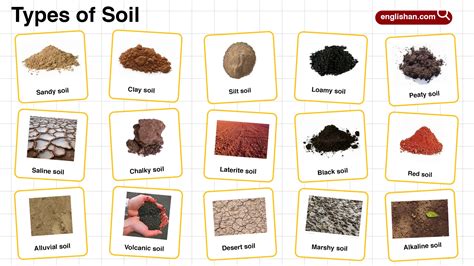 Infographic showing different types of soil and their impact on tiller performance