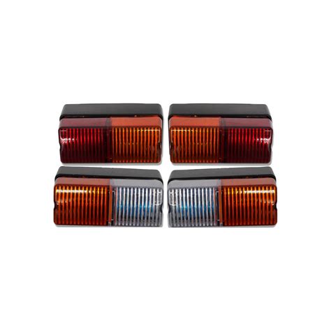 Zdjęcie różnych typów lamp przednich i tylnych do ciągników rolniczych SAME.