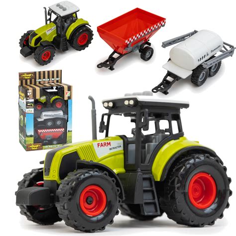 Zabawki rolnicze dla dzieci, traktor z maszynami