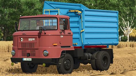IFA L60 w akcji, transportująca materiały sypkie