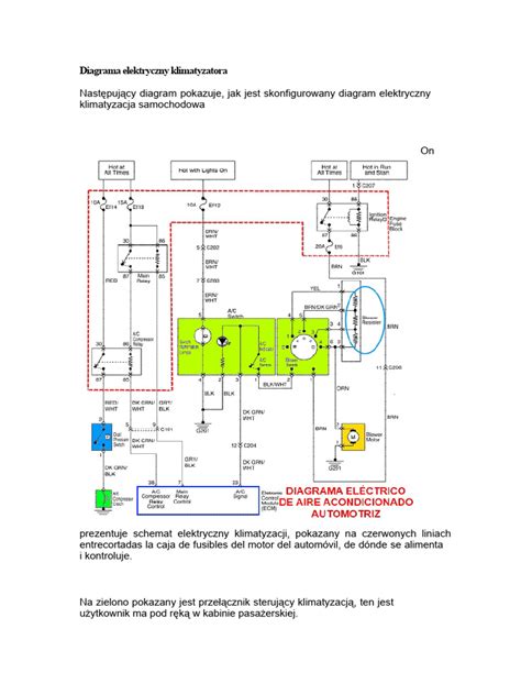 schemat elektryczny układu kierowania JCB