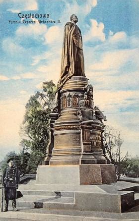 Zdjęcie Pomnika Aleksandra II w Częstochowie