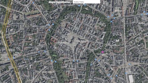Mapa z lokalizacjami ogłoszeń o ciągnikach w Małopolsce