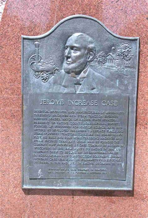 Vintage photo of Jerome Increase Case