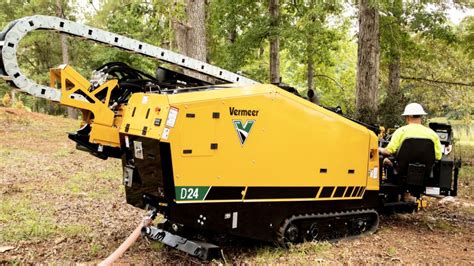 Thematic photo of a Vermeer horizontal drilling rig in action