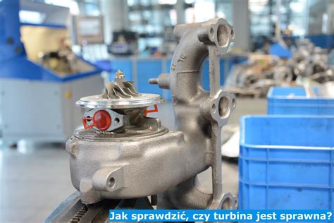 Uszkodzone łopatki turbosprężarki na skutek 