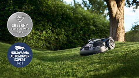 Infografika porównująca zasięgi i możliwości różnych modeli robotów koszących Husqvarna