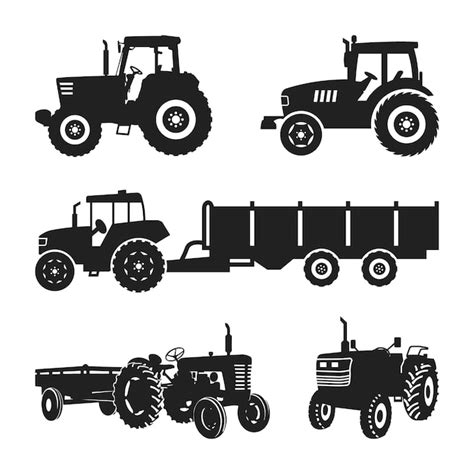 Ilustracja przedstawiająca różnorodność ciągników rolniczych dostępnych na rynku