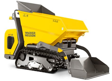 Wozidło gąsienicowe Wacker Neuson TD9 w akcji na placu budowy