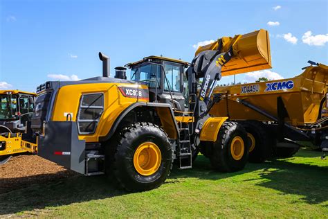 Thematic photo of a fan and radiator in heavy machinery, possibly an XCMG loader
