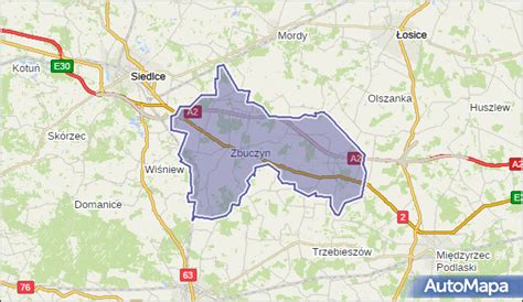 Mapa z zaznaczonymi lokalizacjami Dziewule, Łęcznowola, Krynka, Zbuczyn, Kietlin, Płoszów, Dmenin, Łagiewniki i Radomsko