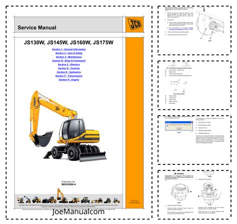 Technical drawing or scheme of JCB JS 145W with dimensions