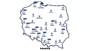 mapa sieci serwisowej Zeppelin Polska
