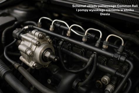 schemat instalacji dwupaliwowej w silniku Diesla