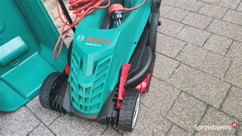 kosiarka elektryczna Bosch Rotak 34 w akcji